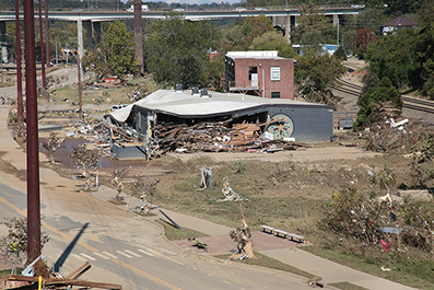 Hurricane Helene Aftermath : North Carolina : Personal Photo Projects : Photos : Richard Moore : Photographer